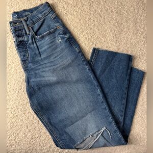 Old Navy extra high rise Sky-hi straight jeans